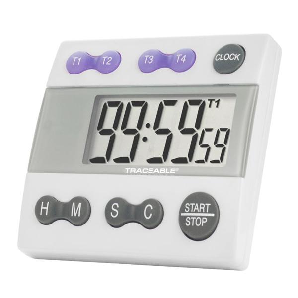 Traceable 4 Channel Timer ABS Plastic Ea